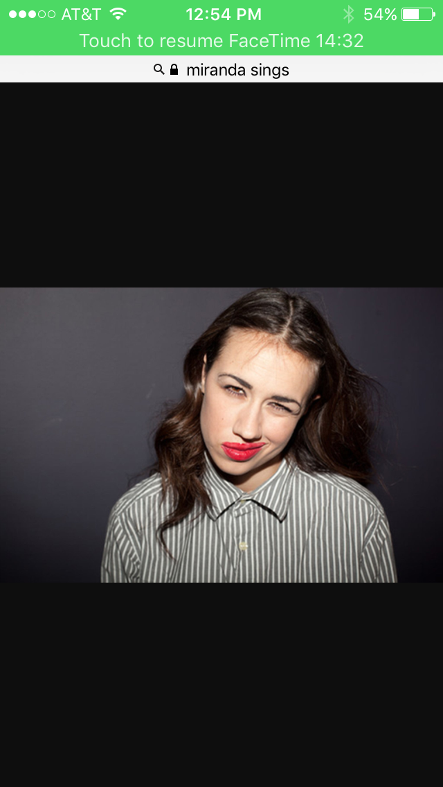 Do you know Miranda sings??