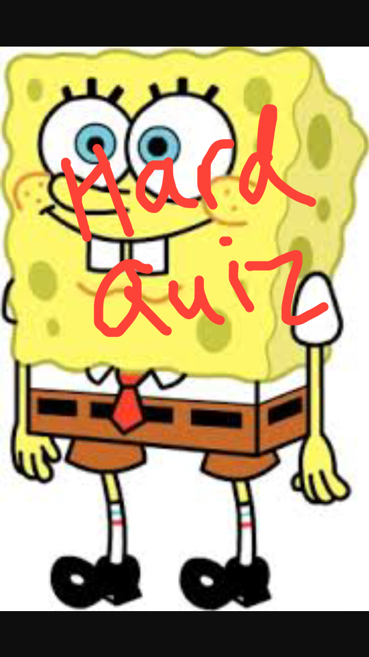 Spongebob Hardest Quiz