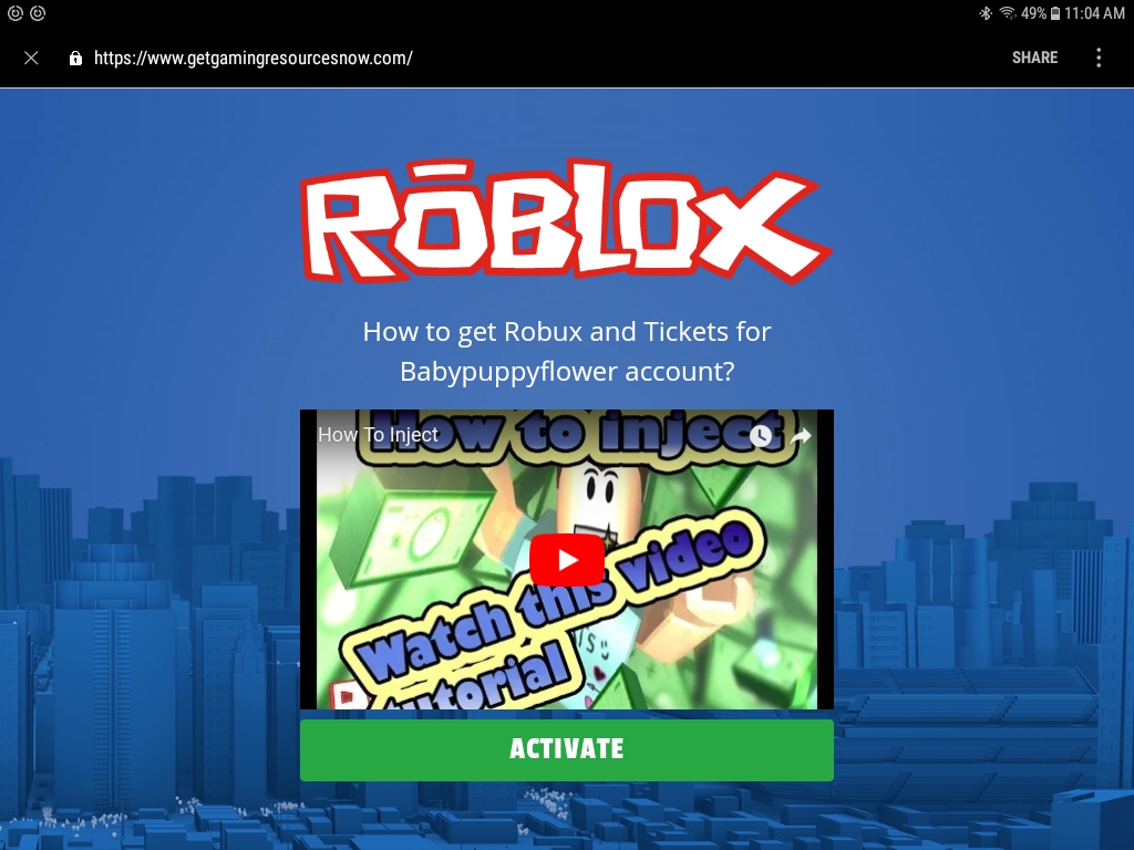 Roblox quiz