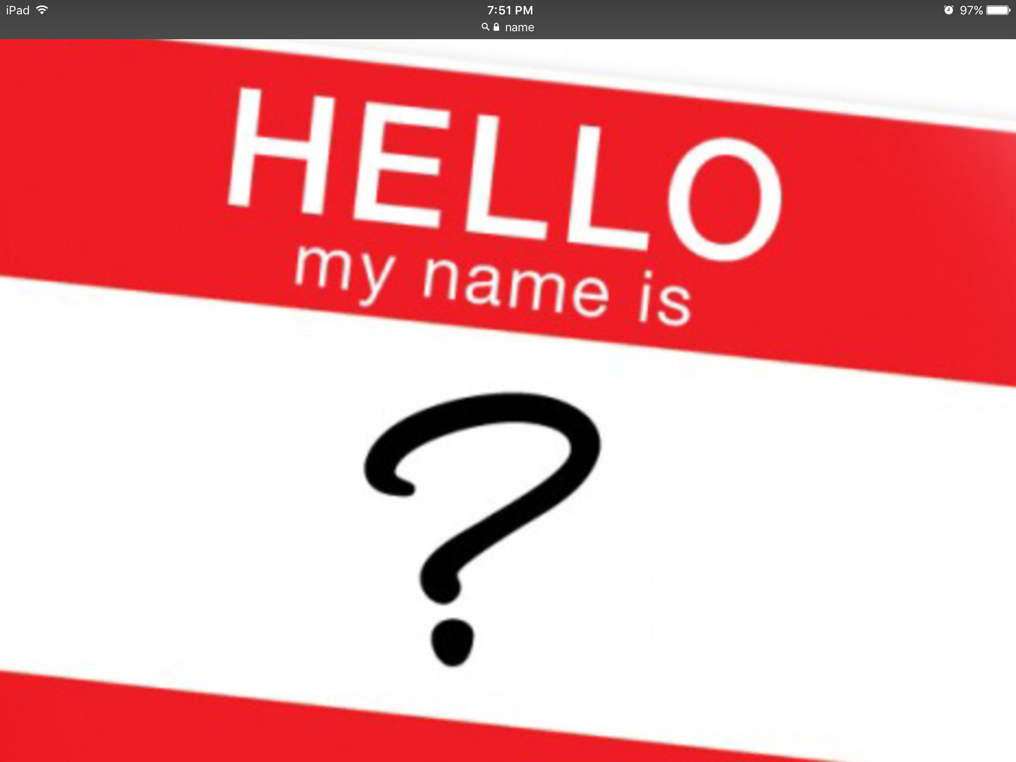 What is your real name?