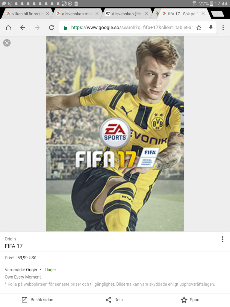 Vad kan du om Fifa 17?