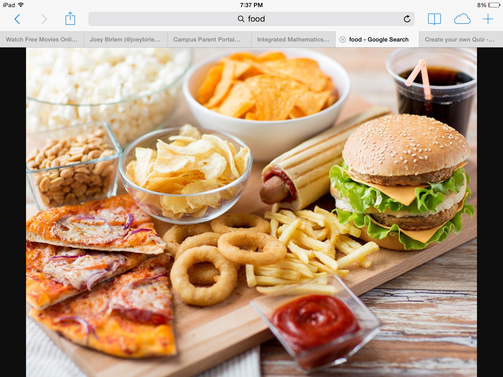 What food stand for your name?