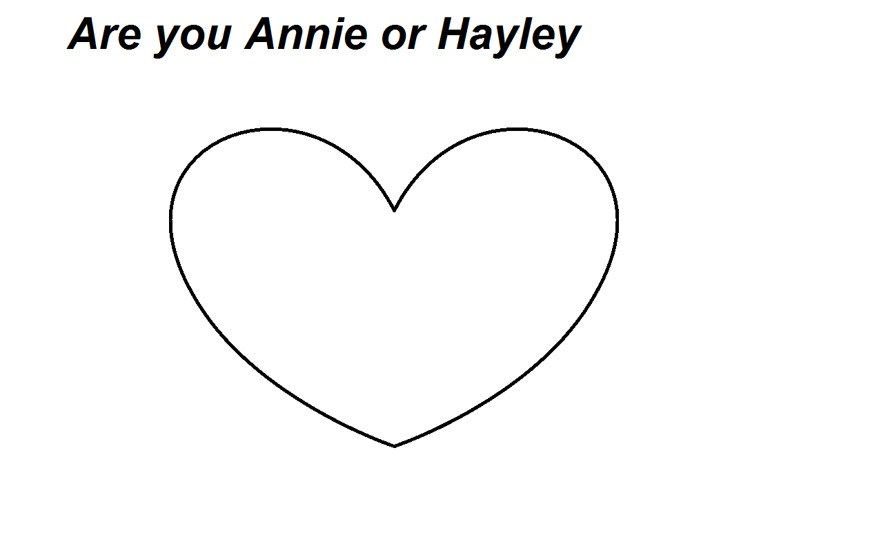 Are you Annie