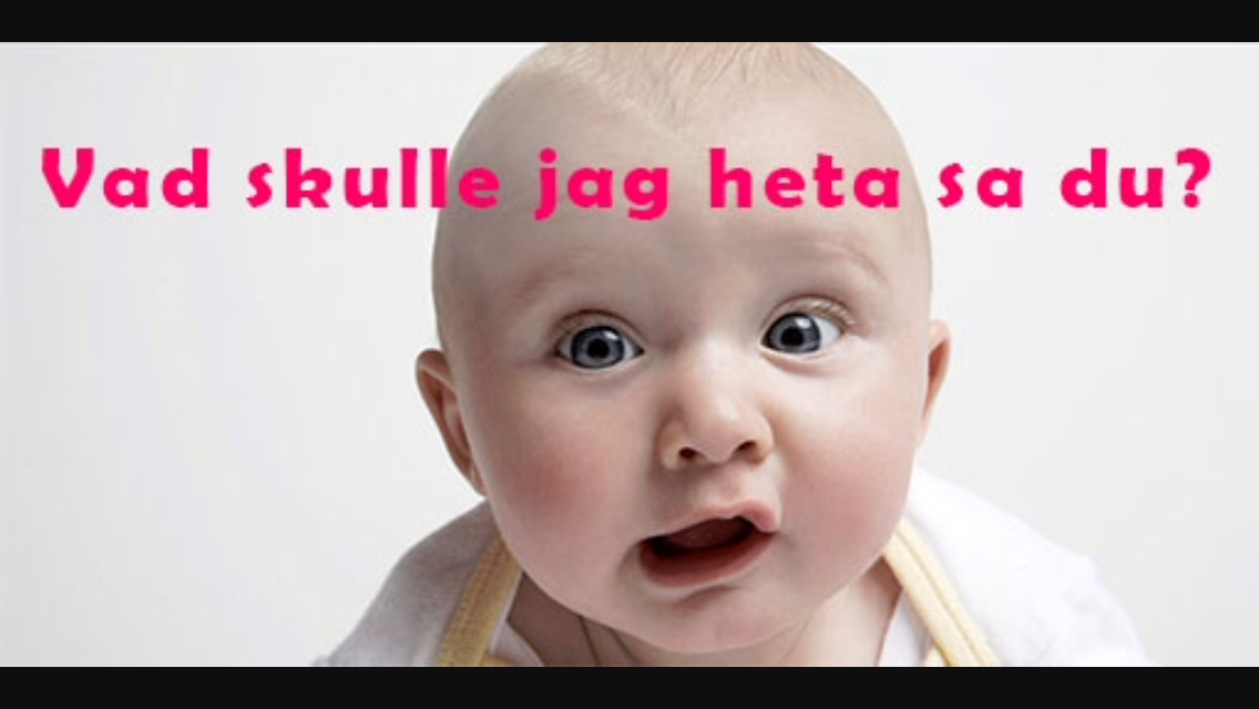 Vad borde du heta? (tjejer)