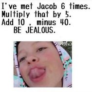 does Jacob love you as more than just a fan?