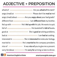 Adjectives + Prepositions - English (Multiple Select)
