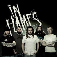 in flames!