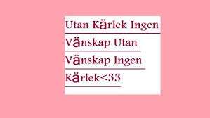kärlek eller vänskap