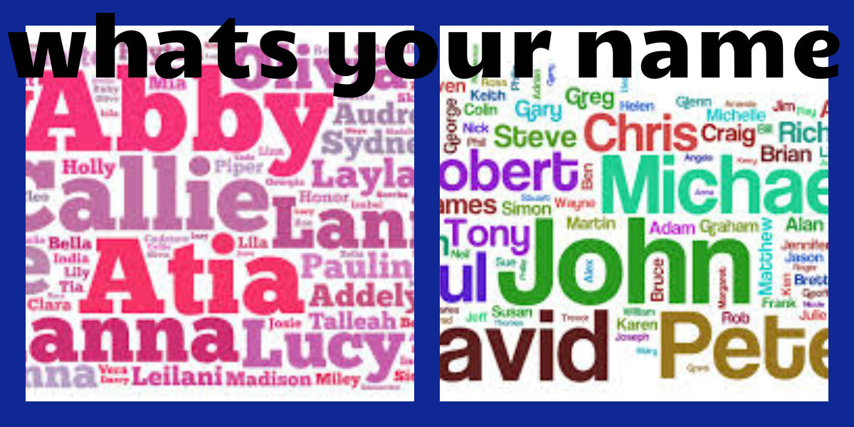 what is your real name 
