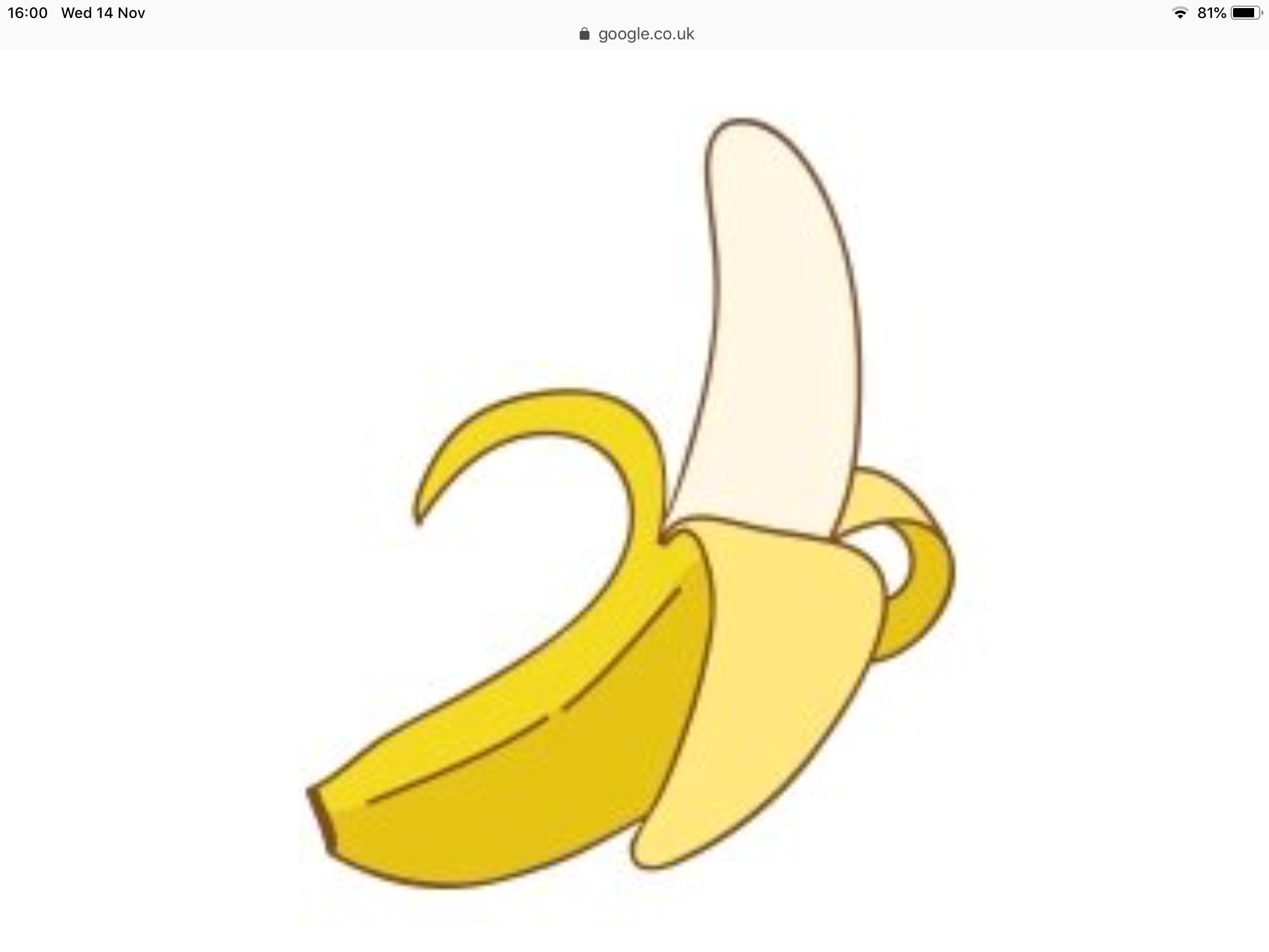 I can tell if you like bananas or not