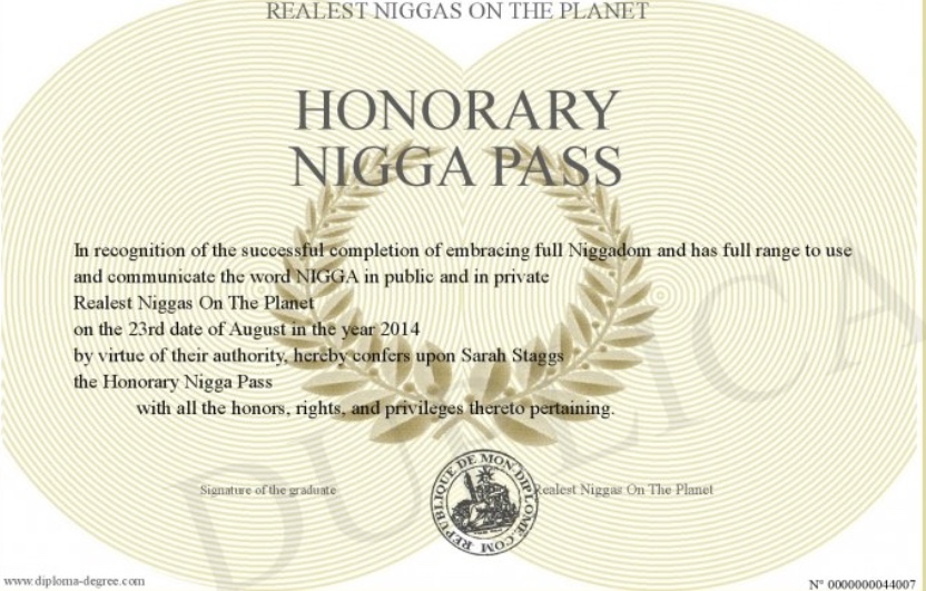 Do you have the nigga-pass