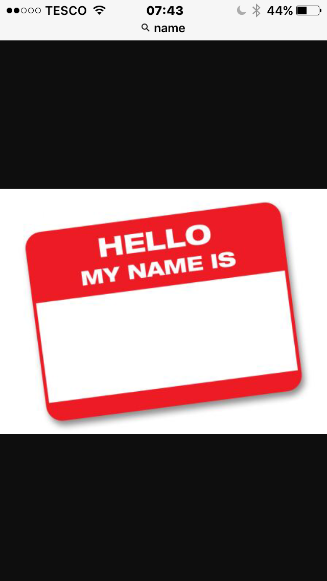 I will guess your name