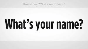 What is your real name?