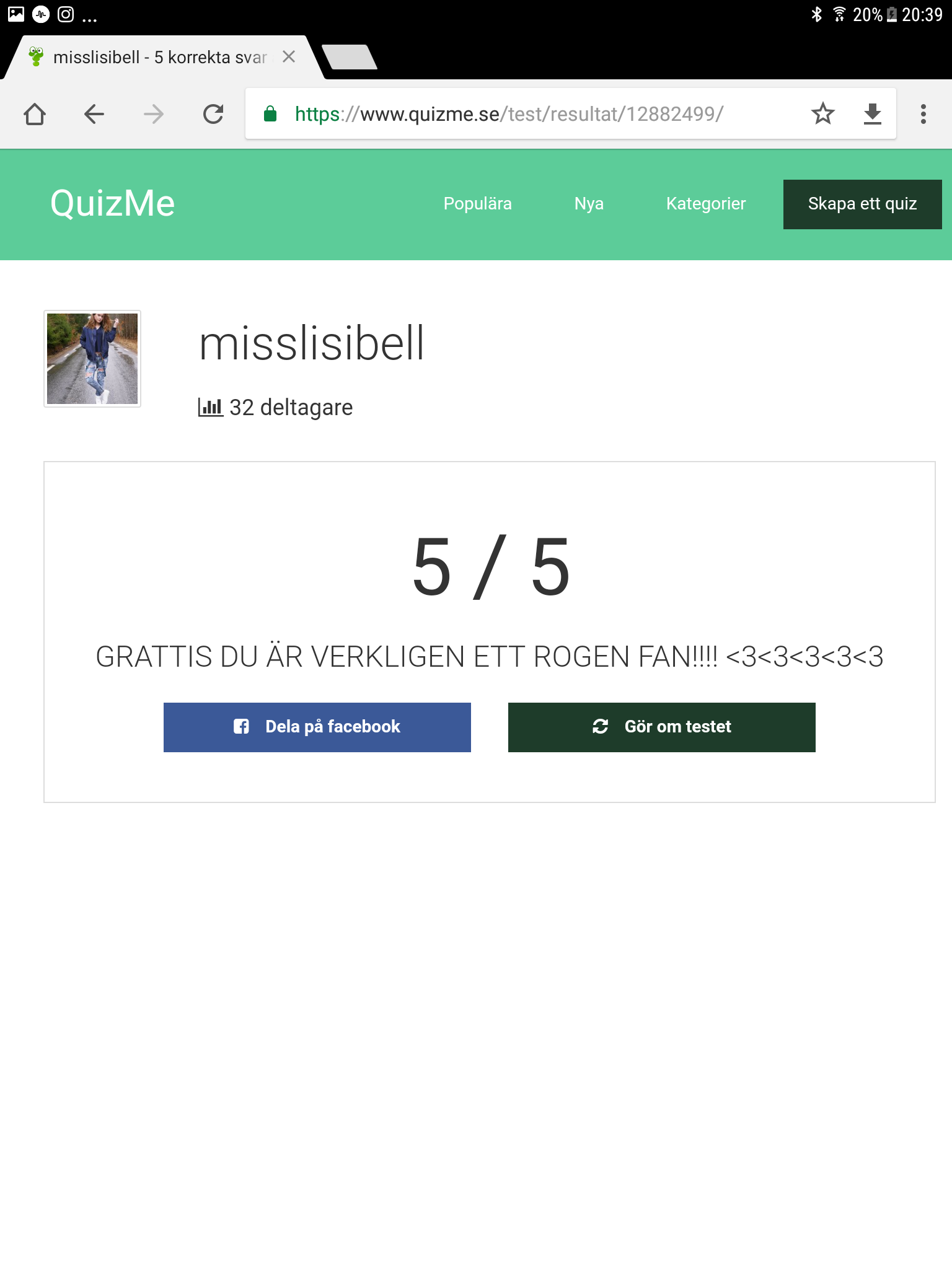 Vad kan du om misslisibell