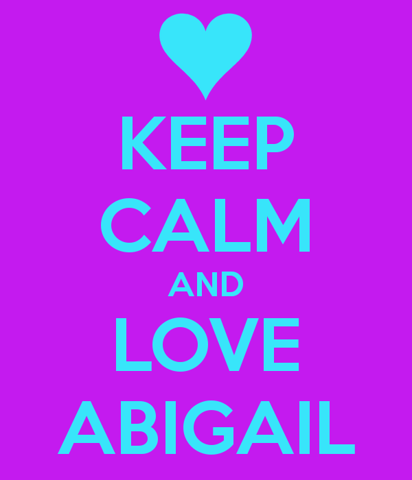 Is Abigail your future girl