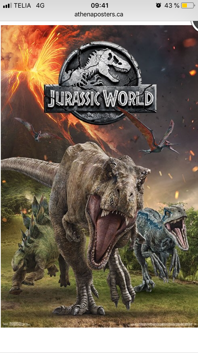 Jurassic world 2 uppdatering