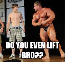 Can you acctually lift bro?