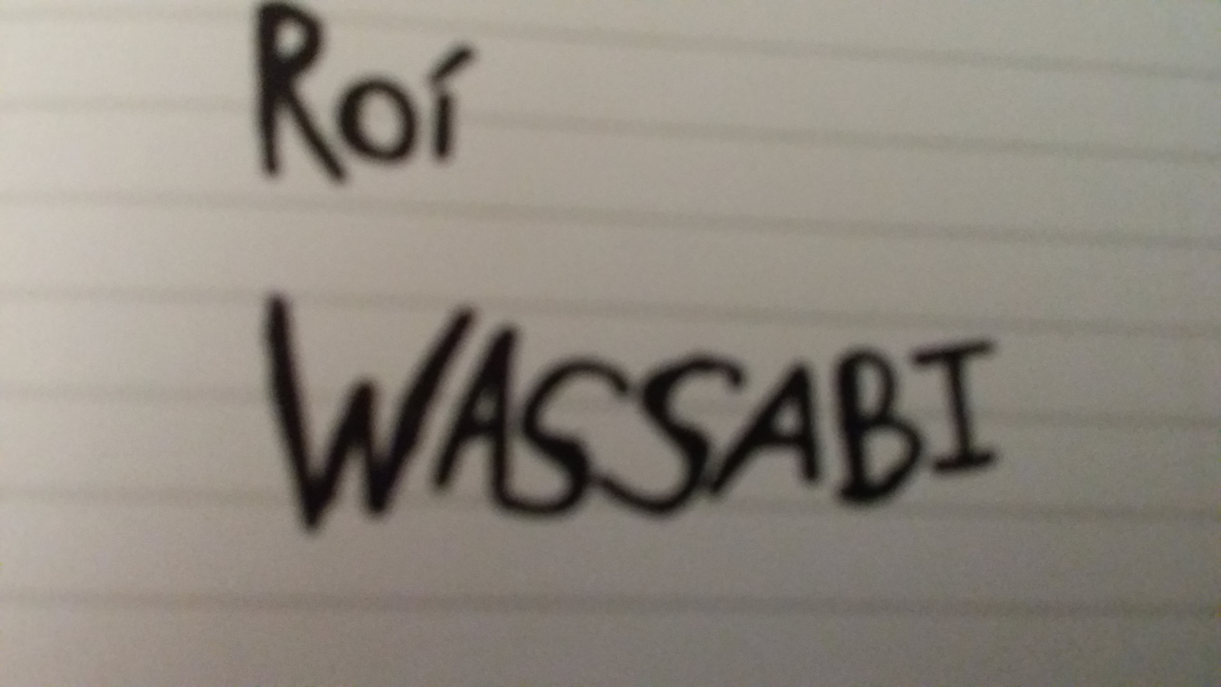 How Well Do You Know Roi Wassabi?