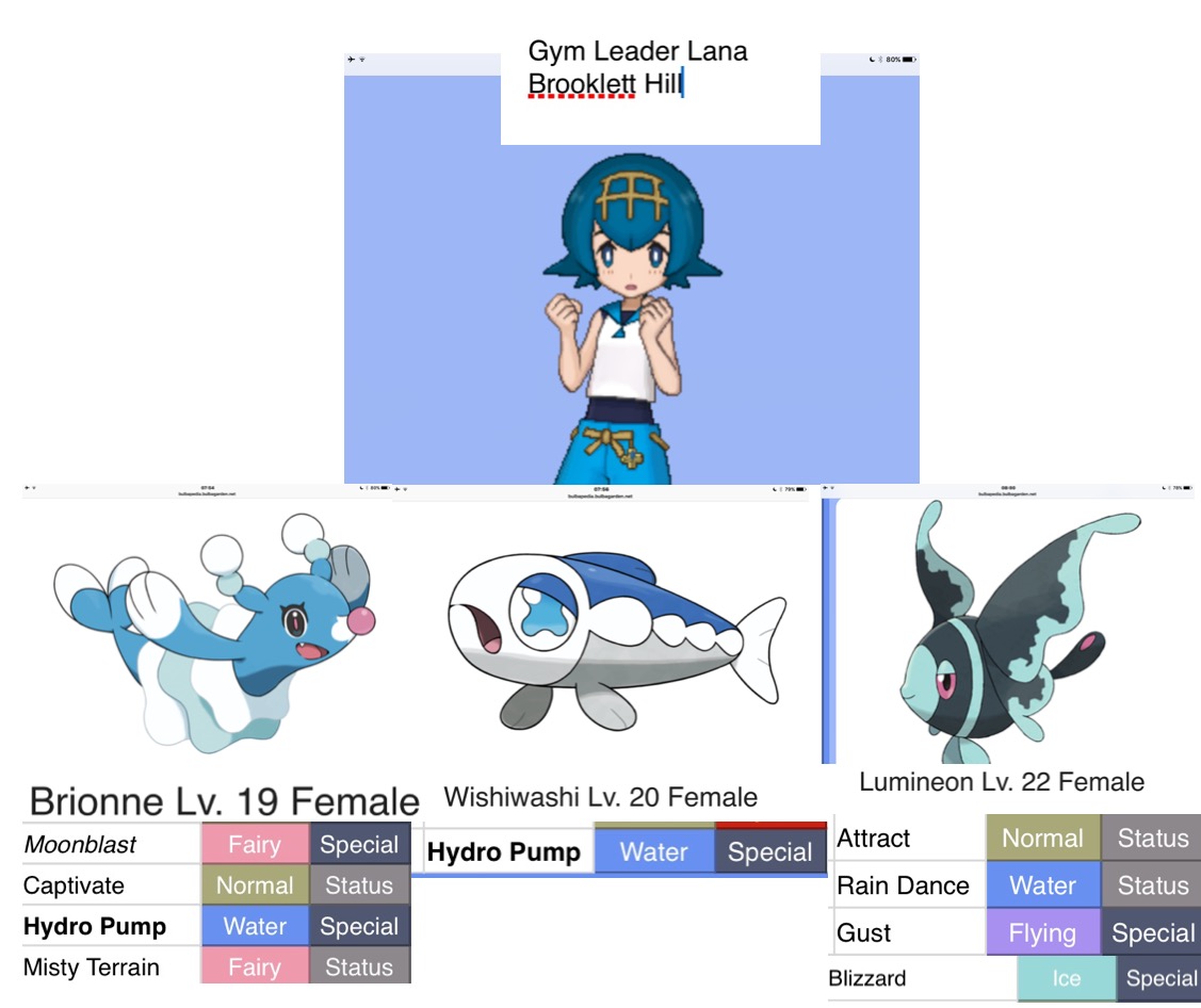 Pokemon S&M Vs Gym Leader Lana