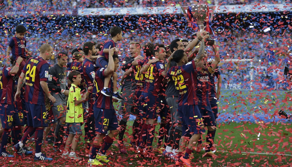 Fotboll, la liga, bundesliga och serie A