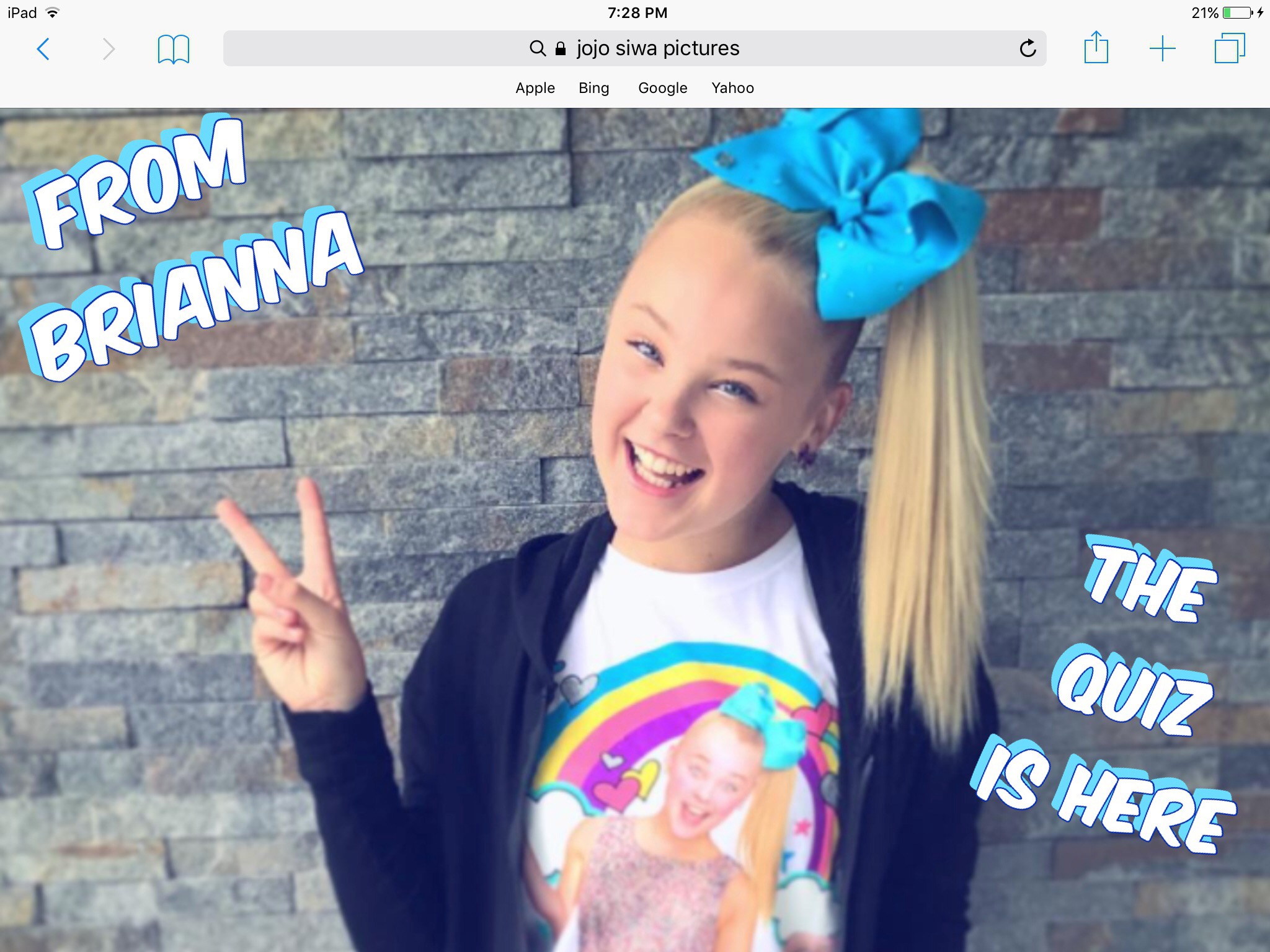 Do you know jojo siwa?