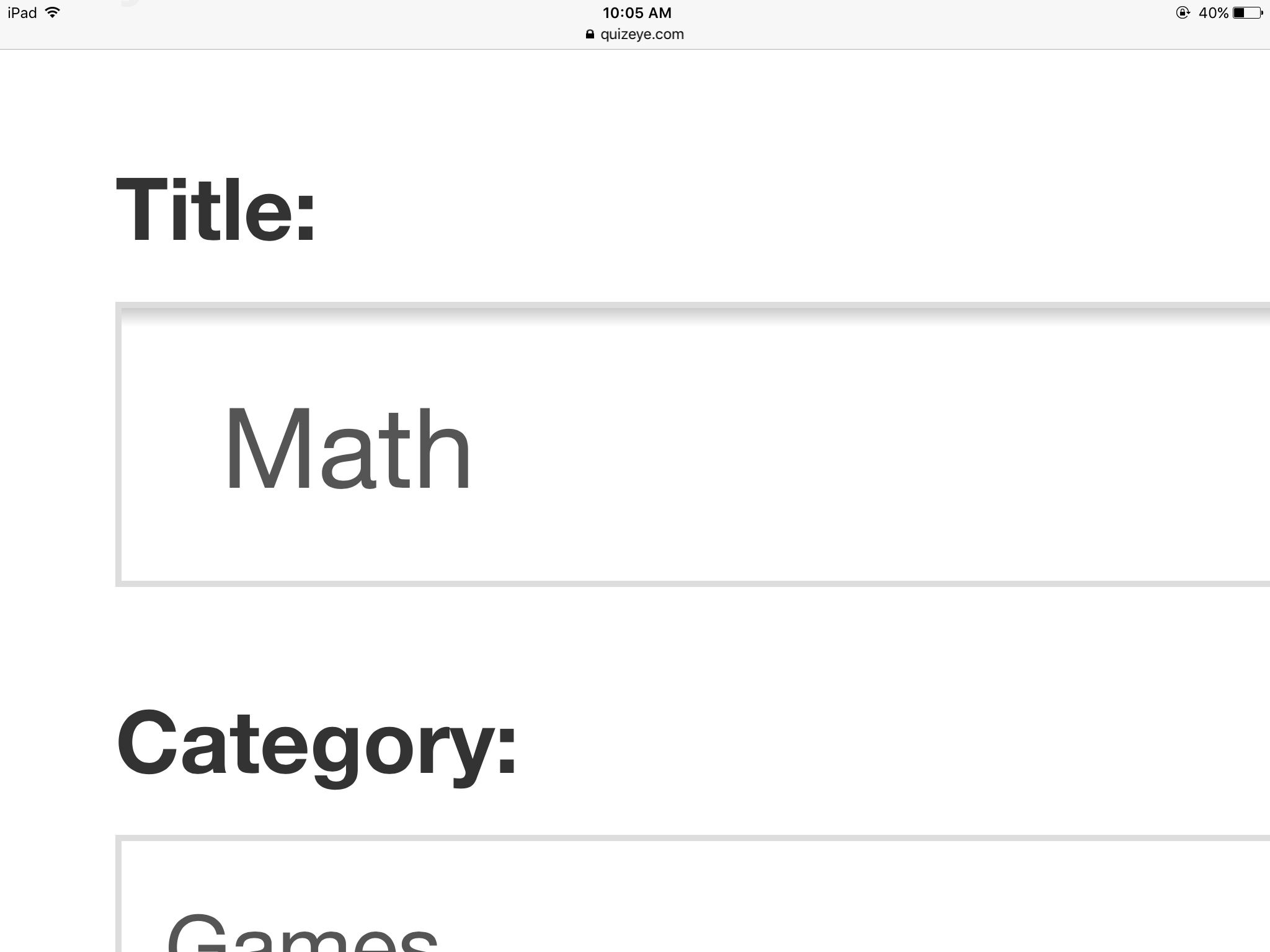 Math